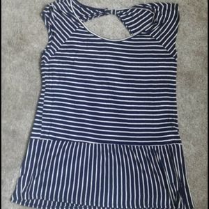 Flowy open back tank top